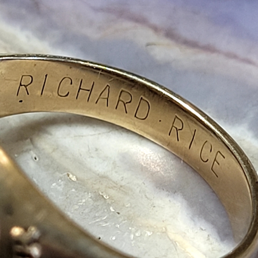 Demolay Chevalier 10k Gold Ring - Picture 5 of 8